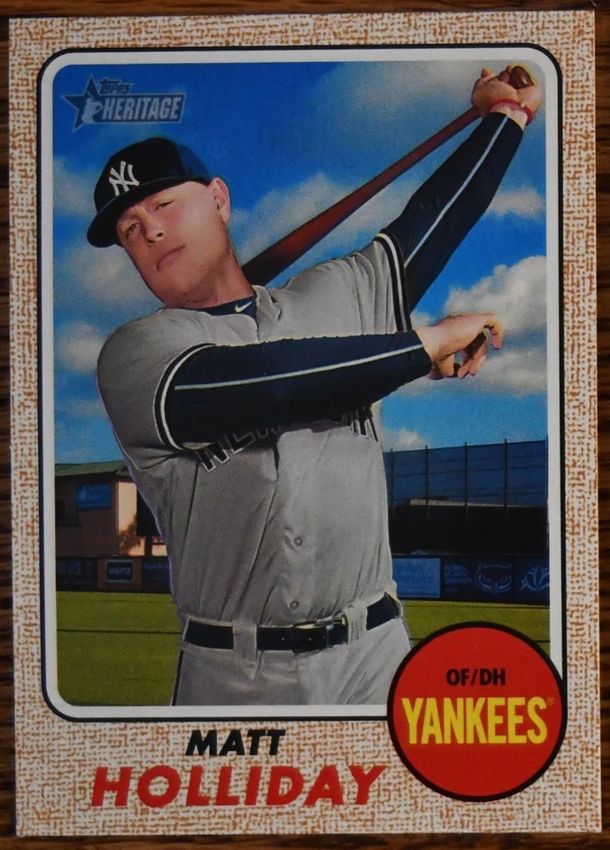 2017 Topps Heritage #330 Matt Holliday New York Yankees - Image 1 of 1