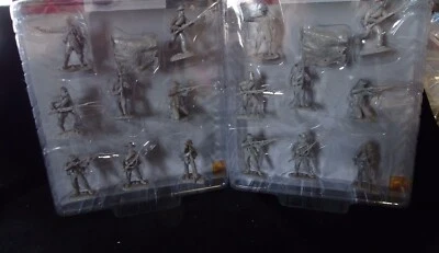 CONTE CONFEDERADOS EJÉRCITO DE VIRGINIA DEL NORTE 16 FIGURAS Juego de Plástico #1 COMO NUEVO Foto 1 de 4