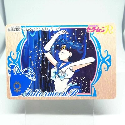 185 Sailor Mercury Ami Mizuno Sailor Moon seal Card Super R S BANDAI NAKAYSHI  - Image 1 of 4