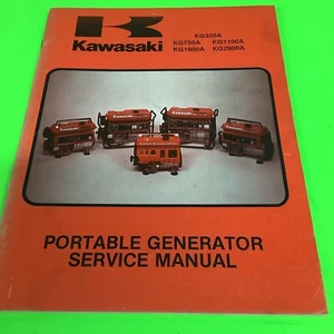 Kawasaki Kg550a 750a 1600a 2900a Portable Generator Manual - Picture 1 of 4