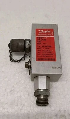 DANFOSS MBV 1111 061B7000 PRESSURE TEST VALVE 0-180 BAR FREE EXPEDITE SHIPPING - Image 1 of 4
