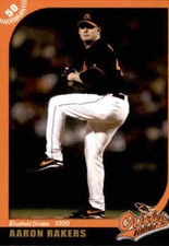 2007 Bluefield Orioles 50th Anniversary Grandstand #41 Aaron Rakers Highland IL 