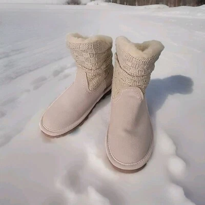 Bota para mujer BEARPAW Virginia invierno blanca talla 5 - nueva sin caja Foto 1 de 4