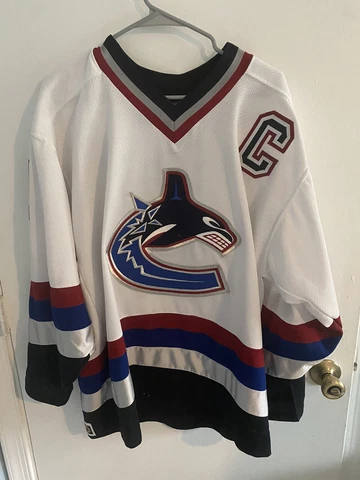 Vancouver Canucks Mark Messier Jersey Mens L Vintage 1998 CCM Made In Canada Cover