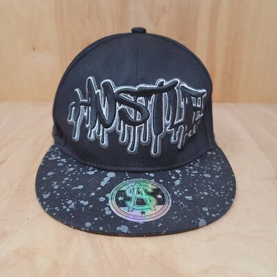 Gorra negra Sole Addiction Premium para hombre HUSTLE SnapBack talla única Foto 1 de 4