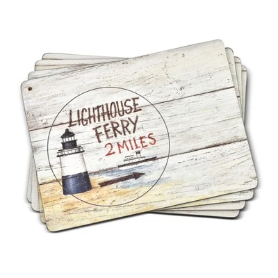 Placemats Pimpernel Coastal Signs - Conjunto de 4 - Imagem 1 de 4