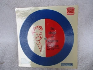 1969 BURGER KING PROMO PREMIUM ~ Red Skeleton, The Pledge of Allegiance Record - Imagen 1 de 2