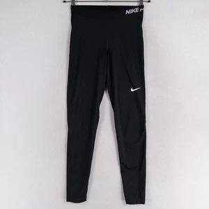 Nike Pro Cool Athletic Leggings Womens Sz Medium Black Style 725477 Fitness - Picture 1 of 10