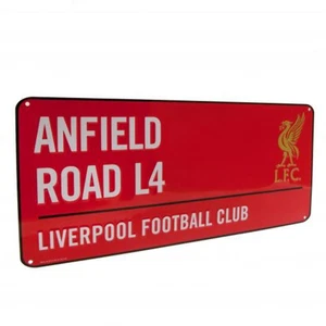 Liverpool FC Street Sign Red - Picture 1 of 3