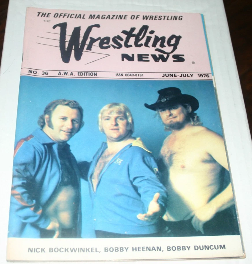 Wrestling News ЖУРНАЛ ИЮНЬ ИЮЛЬ 1976 ОЖИДАЮЩЕЕ ИЗДАНИЕ BOBBY HEENAN - Изображение 1 из 1