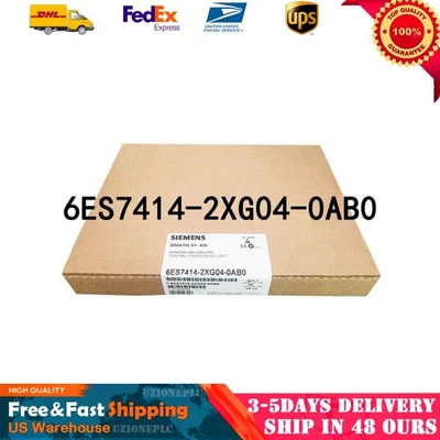 New Siemens 6ES7414-2XG04-0AB0 SIMATIC S7-400 CPU 414-2 6ES7 414-2XG04-0AB0 - Image 1 of 4