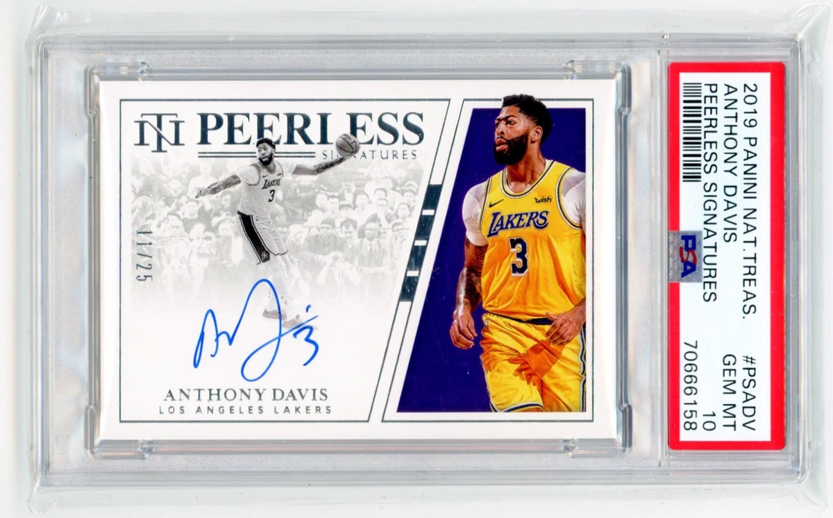 Anthony Davis Autographed Basketball Sports Trading Cards