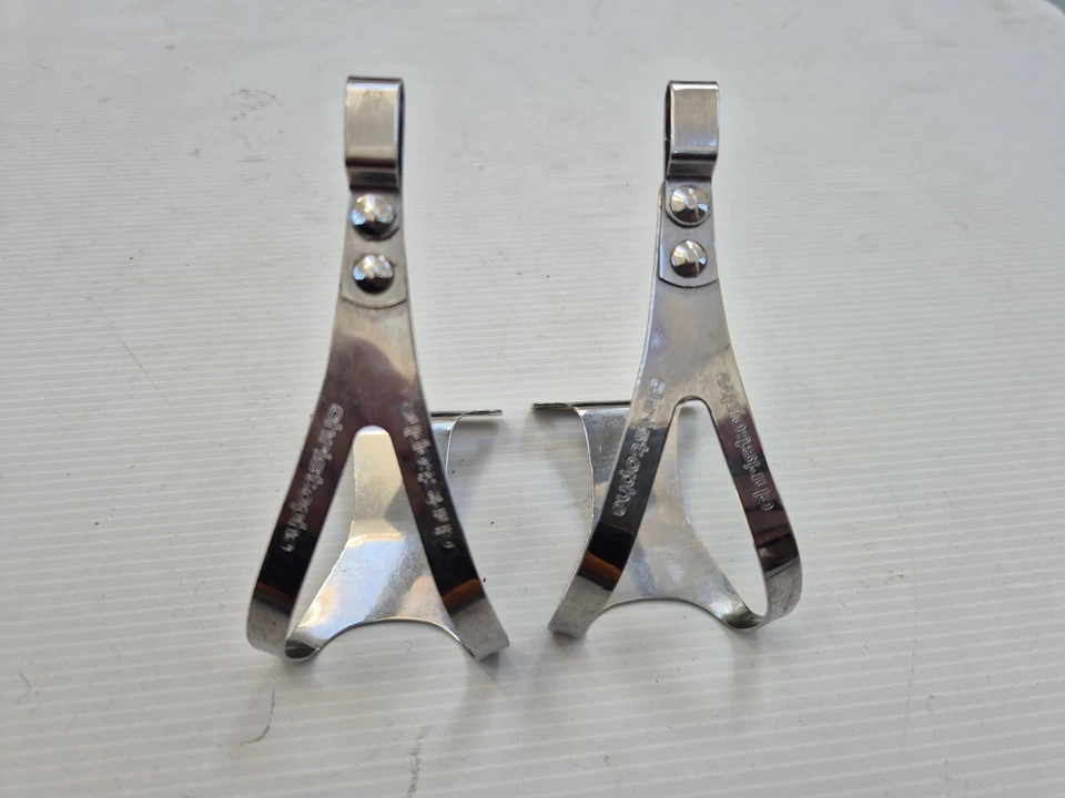 Small/ Medium Christophe Bike Pedal Toe Clips Chrome Made in France 2621838 - Image 1 of 3