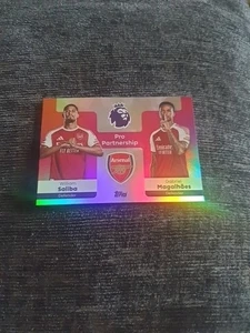 💥Topps 2026 Premier League Pro Partnership Saliba & Magalhaes #361 tarjeta arsenal - Imagen 1 de 2