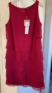 Vera Mont Cocktailkleid mit Volant Gr. 38 Neu - Bild 1 von 3