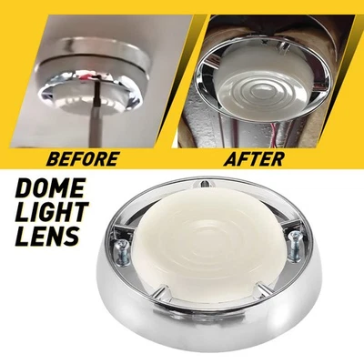 Cubierta de lente con bisel de luz domo 61 62 63 64 para Ford Comet Falcon Fairlane 1960-1965 Foto 1 de 4