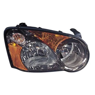 Faro Depo 320-1116R-AC2, Rh, carcasa negra/cromada, lente transparente, capa Foto 1 de 4