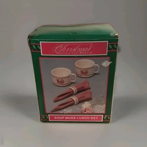 House Of Lloyd Suppentassen Christmas Around The World Set 2 Serviettenhalter selten. - Bild 1 von 19