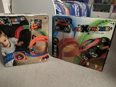 Smoby Flextreme Autorennbahn mit Looping  Spielzeug Autos - Bild 1 von 3