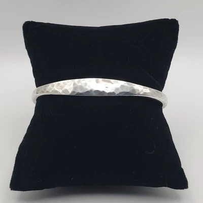 James Avery Retired Sterling Silver Hammered Cuff Bracelet 6.75" - Image 1 of 4