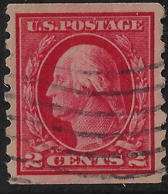 US Scott 413 used, CV$50. SL wmk, vert perf 8 ½ . Light cancel, VF centeri(a7482 - Image 1 of 3