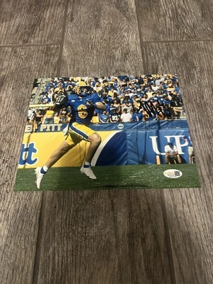 MASON HEINTSCHEL SIGNED PITT PANTHERS 8X10 PHOTO JSA COA AUTOGRAPHED 2 - Image 1 of 2