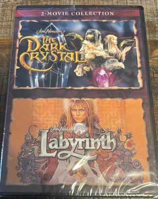 The Dark Crystal (1982) / Labyrinth (1986) ~(DVD, 2 Movie Set) ~New Sealed - Image 1 of 2