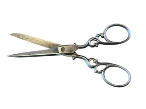 Antike Wald Solingen Schere mit Gravur Katharina 15,5 cm antique scissors 25324 - Bild 1 von 12