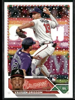 2023 Topps Holiday #H107 Vaughn Grissom - Image 1 of 2