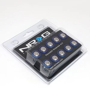NRG FW-200TS 10 Piece/Set 20mm Titanium Fender Washer Dress Up Kit w/Torx Key - Picture 1 of 6