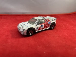 Matchbox #34 1992 - Ford RS 200 con logotipo Ford rojo/blanco coche de rally #7 - Imagen 1 de 5