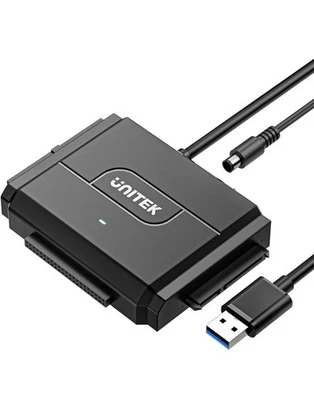 Unitek SATA/IDE to USB 3.0 Adapter,IDE Hard Drive Adapter Kit Recovery Converter - Image 1 of 4