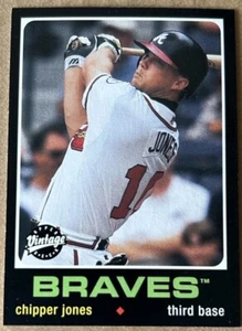 CHIPPER JONES HOF 2002 UPPER DECK VINTAGE Card #137 NM-MT Condition - Picture 1 of 2
