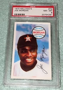 1970 Kellogg's Joe Morgan #72 **** PSA-8 (NM-MT) **** “Great Color & Centering!” - Picture 1 of 2