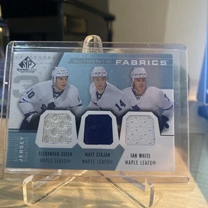 2007-08 SP Game Used Authentic Fabrics Triples #AF3SSW  Stajan Steen White - Bild 1 von 2
