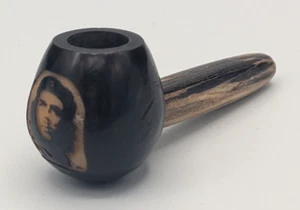 Vintage Che Guevara Wood Smoking Pipe Hippie Unused Pocket size 2" Small - Picture 1 of 10