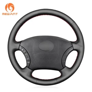 Cubierta de volante para Lexus GX470 envoltura de cuero fibra de carbono gamuza Alcántara J - Imagen 1 de 27