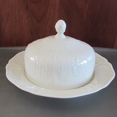 Plato de mantequilla cubierto marfil Rosenthal Sanssouci Alemania Foto 1 de 4