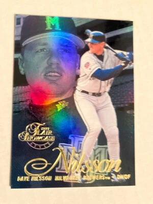 Milwaukee brewers Dave nilsson row 2 seat 164 section 1 1997 baseball card CScan - Image 1 of 2