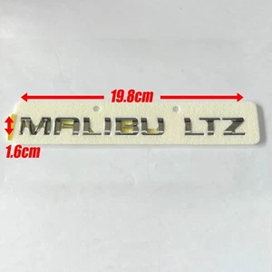 22842007 Trunk MALIBU LTZ Emblem Badge for 2010 2016 GM Chevrolet Malibu - Picture 1 of 5
