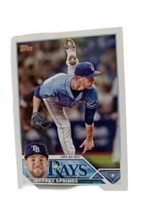 2023 Topps Series 1 Jeffrey Springs #12 Tampa Bay Rays Baseball Card