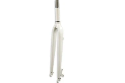 Bicycle Fork Rigid 700c Threadless Chromoly White - Image 1 of 4