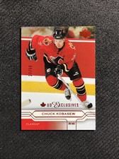 2004-05 UPPER DECK CHUCK KOBASEW CANADIAN UD EXCLUSIVES RED #ed 27/50