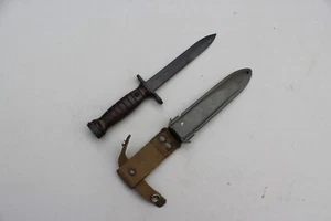Excellent Condition M1 Carbine Bayonet & Scabbard Italian Mfg 1955-1962 - Picture 1 of 22