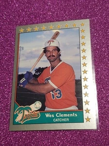 1989-90 Pacific Senior League Baseball #176 Wes Clements Tropics - Picture 1 of 2