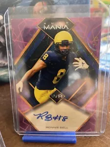 Wild Card Auto Mania Ronnie Bell 2/25 49ers AMD-A - Picture 1 of 3
