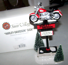 Harley-Davidson Department 56 "Harley-Davidson Sign" Snow Village Series