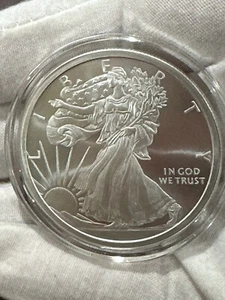 2 oz Walking Liberty .999 Fine Silver Round in Capsule - Picture 1 of 2