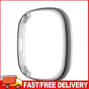TPU Frame for Fitbit Versa 3/Fitbit Sense Watch Bumper Shell (Silver) - Zdjęcie 1 z 8