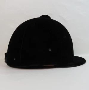 Lexington Safely Products 7-3/8 Black Velvet Show Riding Helmet OV120 USA - Picture 1 of 10